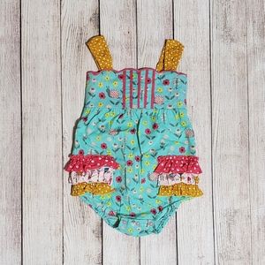 Matilda Jane Blanket Fort Bubble Chicken Romper